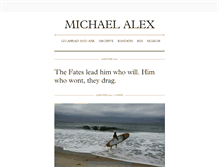 Tablet Screenshot of michaelalex.com